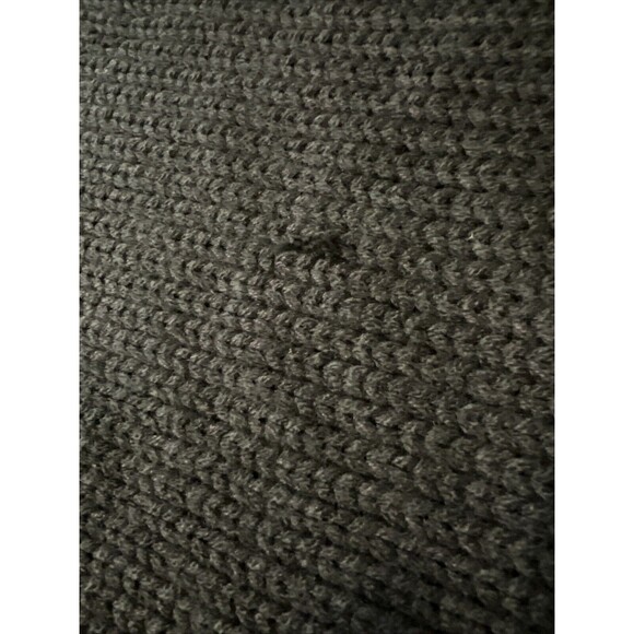 Seek the Label Off The Shoulder Sweater Chunky Knit M Black Roll Neck Romantic - Picture 11 of 14